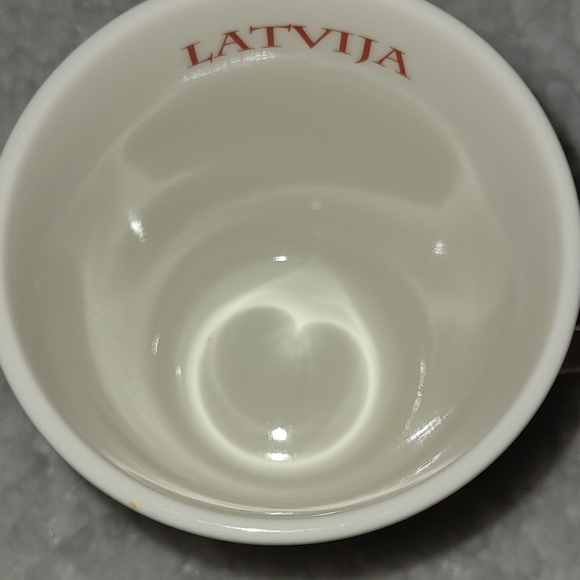 Latvija White and Red Mug - Picture 4 of 10